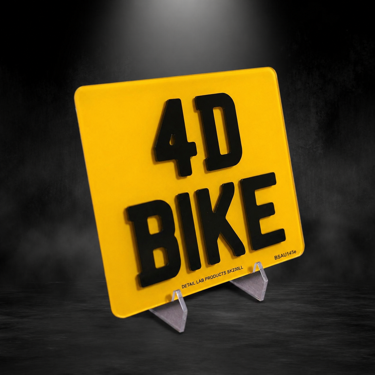4D 3MM Number Plates Motorbike