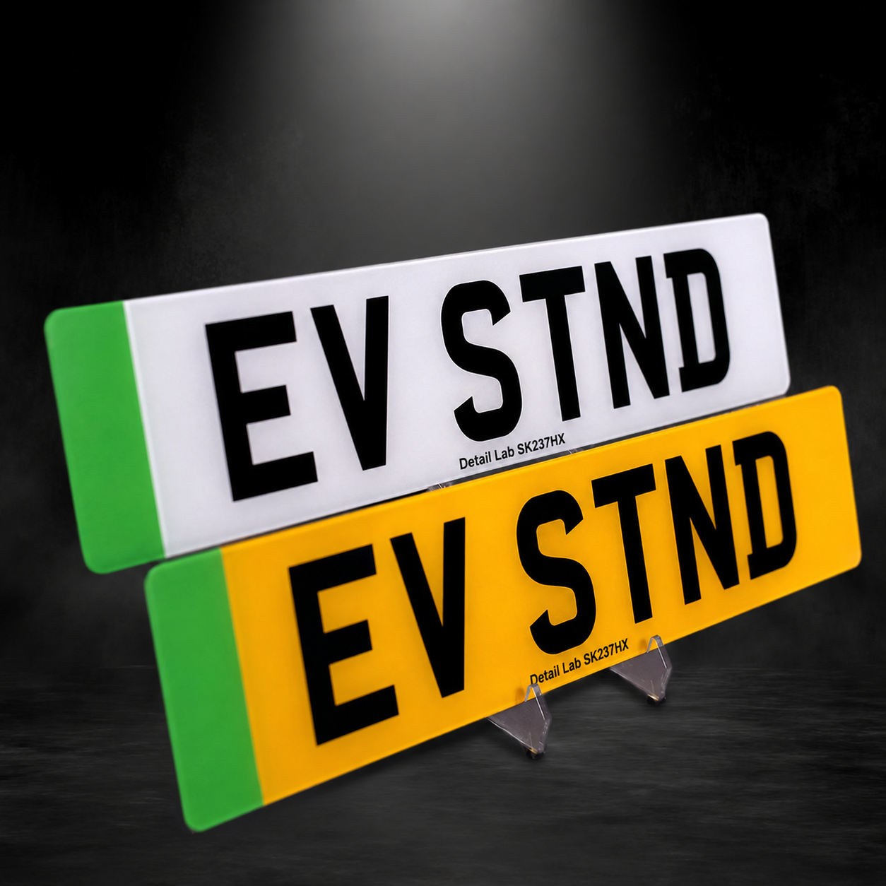 EV Standard Replacement Number Plates ( Pair)