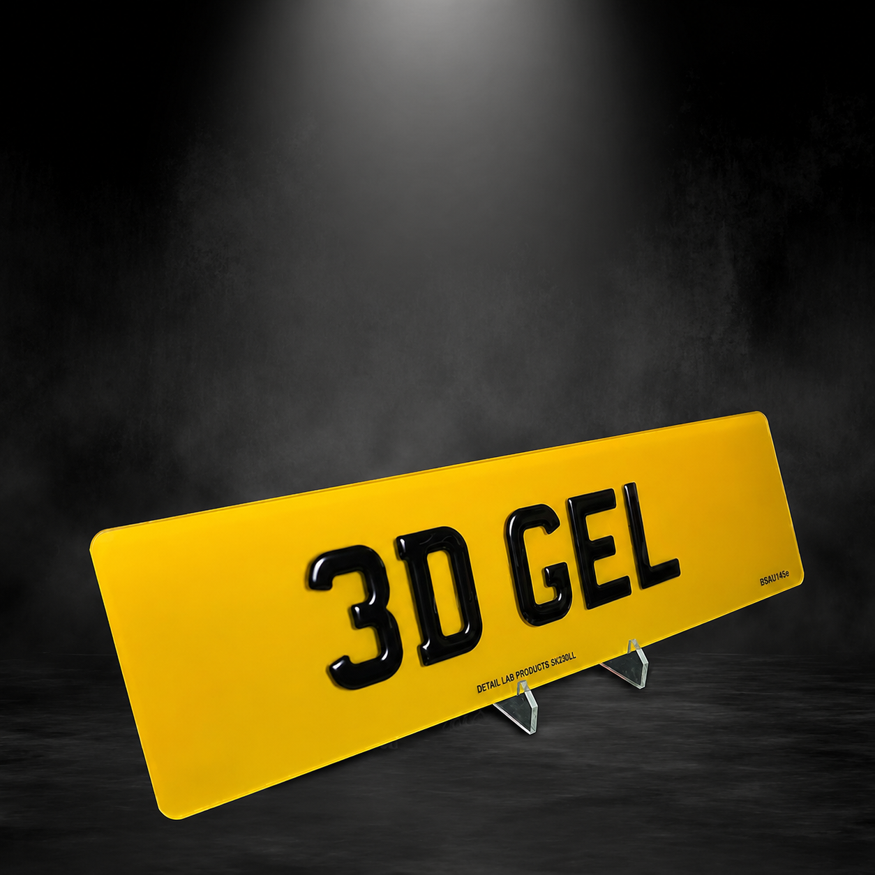 3D Gel Number Plates Over Sized Rear / Range Rover (Pair)